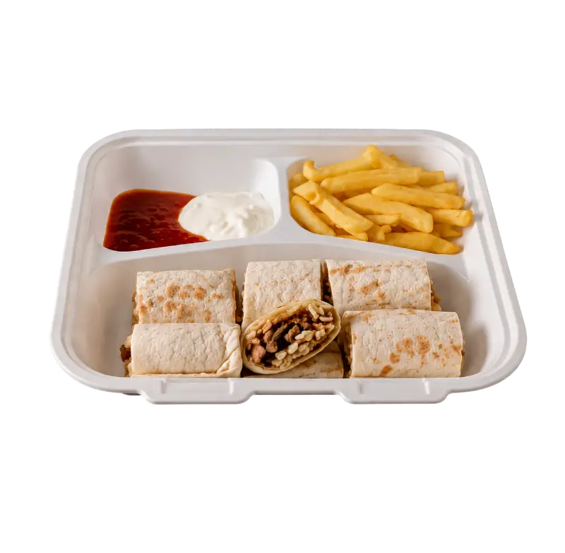 صحن شاورما عربي وسط - Arabic Plate Medium